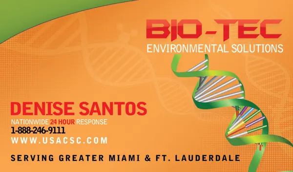 Bio-Tec Environmental Solutions business card