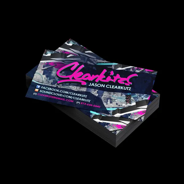Cassette tape style business card