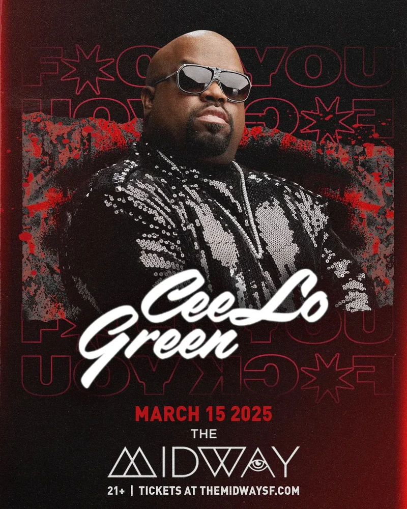 CeeLo Green show flyer for The Midway