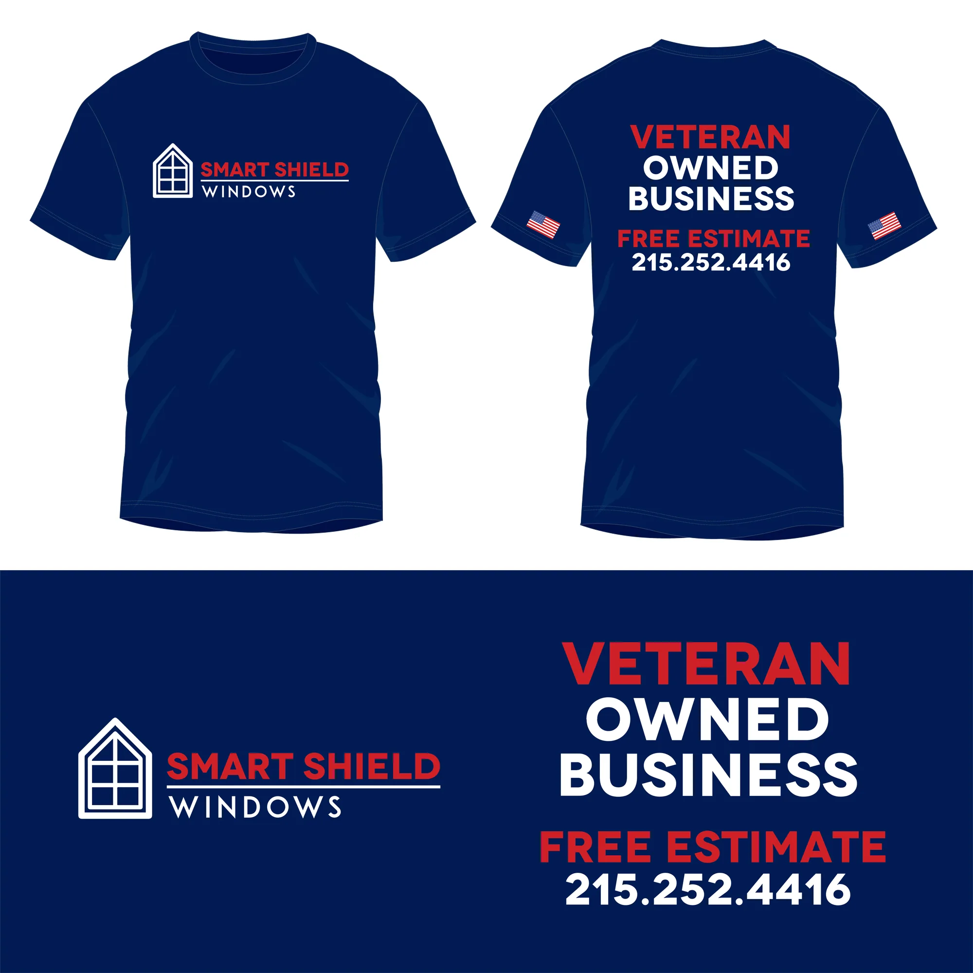 Smart Shield Windows crew shirts