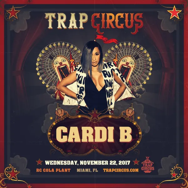 Trap Circus Cardi B artist announcement