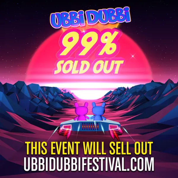 Ubbi Dubbi festival 99% sold out social graphic